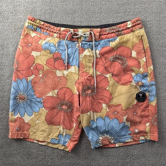 Vissla Shorts Adult Size 33 Boardshorts Active Outdoor Casual Men's - Picture 1 of 11